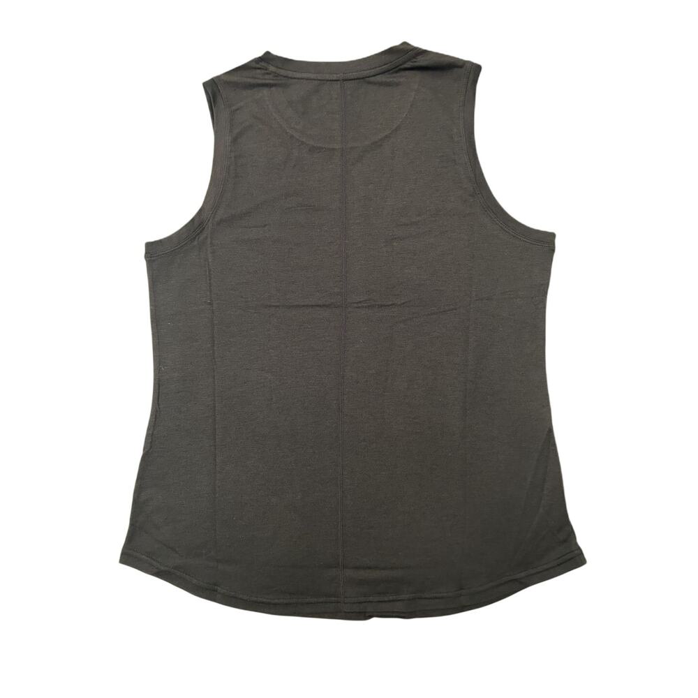 NWT Ministry of Supply Women's Composite Merino Active Tank Black Top-Size Large - Picture 2 of 7
